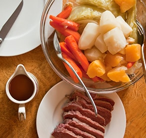 Corned Beef, Cabbage & Carrots
