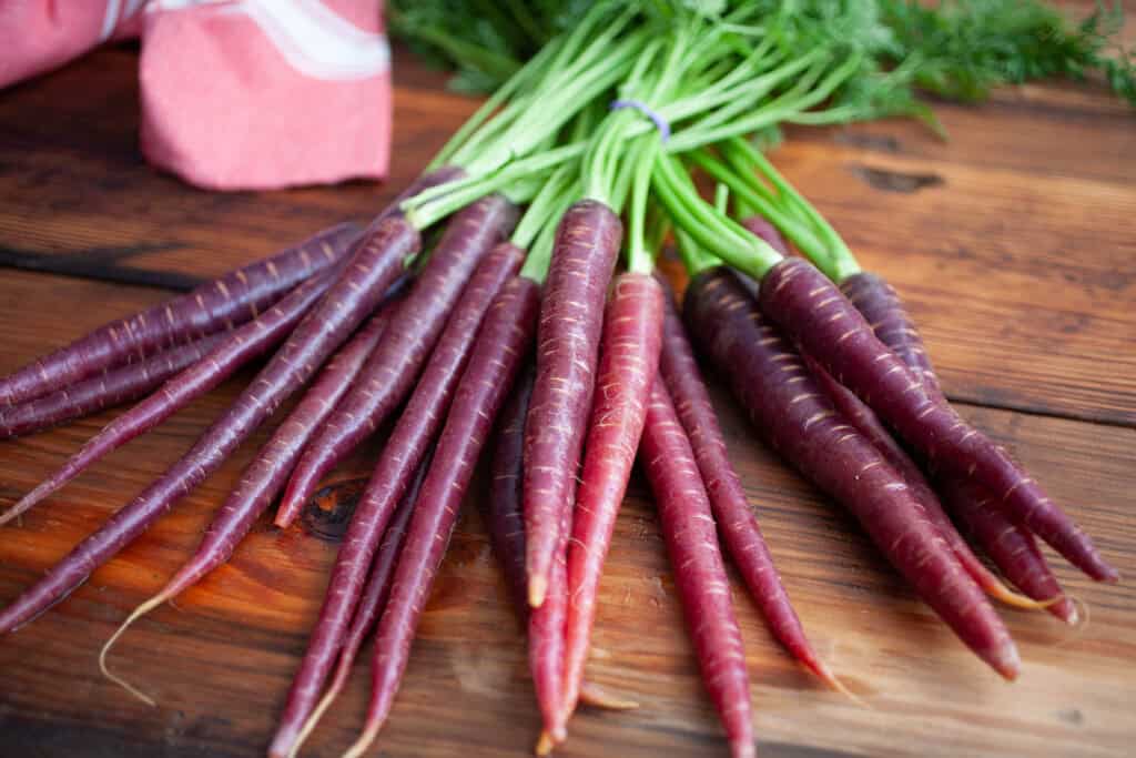 Purple Bunch Carrots
