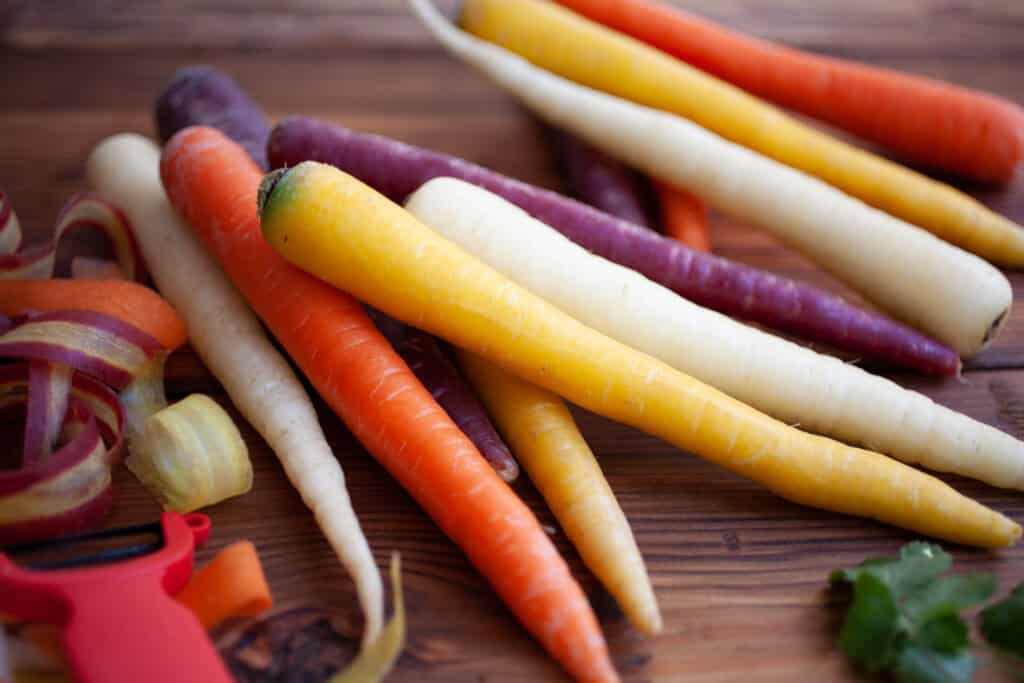 Rainbow Whole Carrots