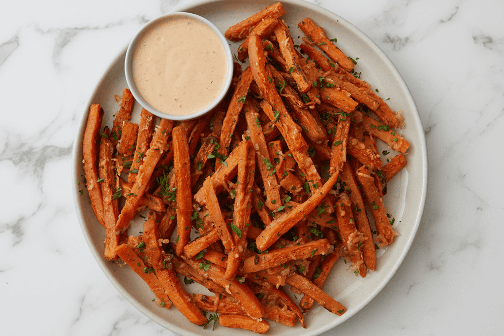 Parmesan Roasted Carrot Fries