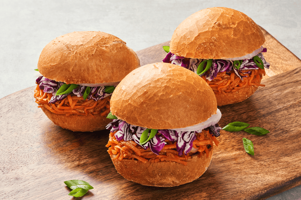 Pulled BBQ Carrot Sliders