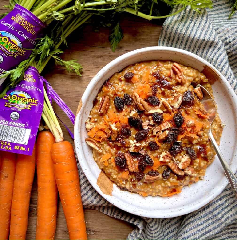 Spiced Carrot Cake Oatmeal